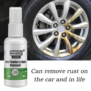 Hgkj-18-60ml Car Paint Wheel Iron Powder Rust Remover Car Logo Rust Spray Cleaner Repair Refurbising Accessories